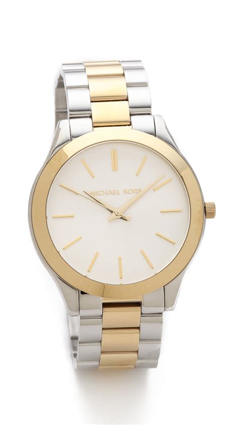 michael kors runway watch|Slim Runway Silver.